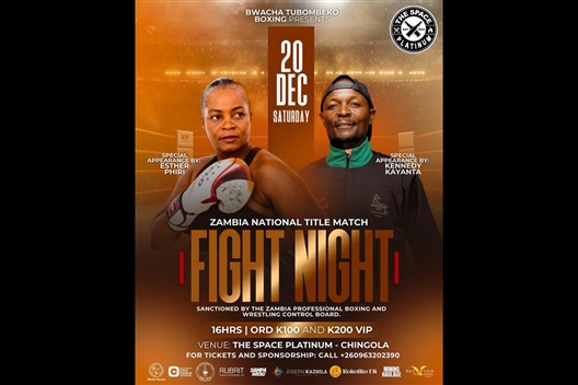 ZAMBIA NATIONAL TITLE MATCH